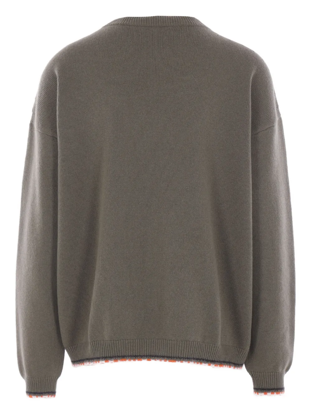 Diomene crew-neck wool-blend sweater - Groen