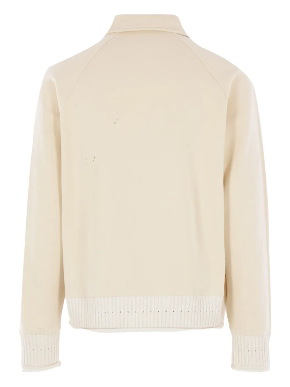Diomene Half-zip Polo Shirt In Neutral