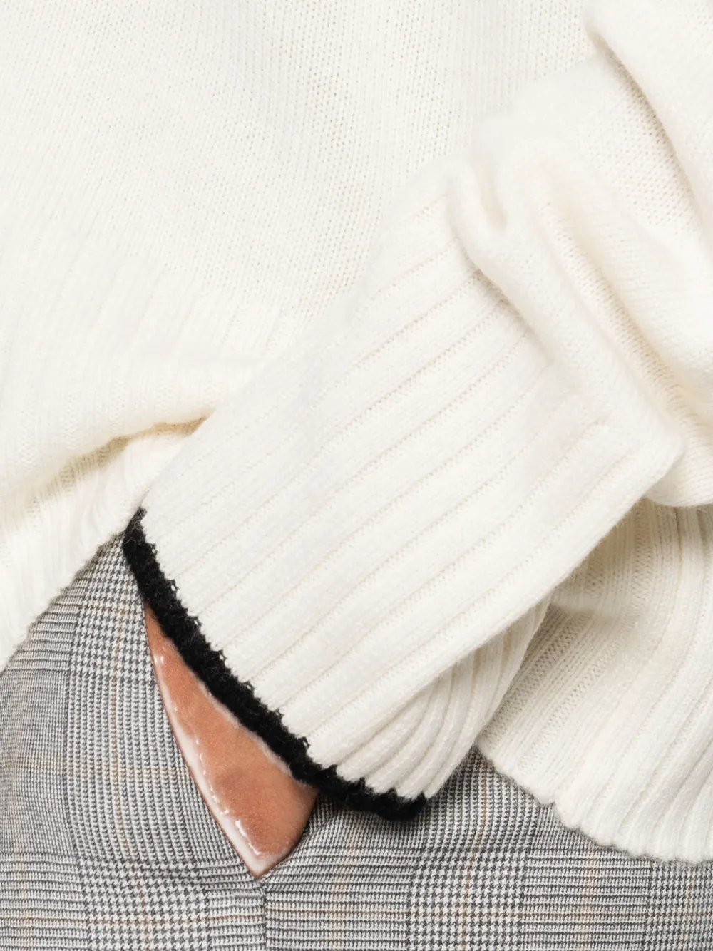 PINKO high-neck sweater Beige