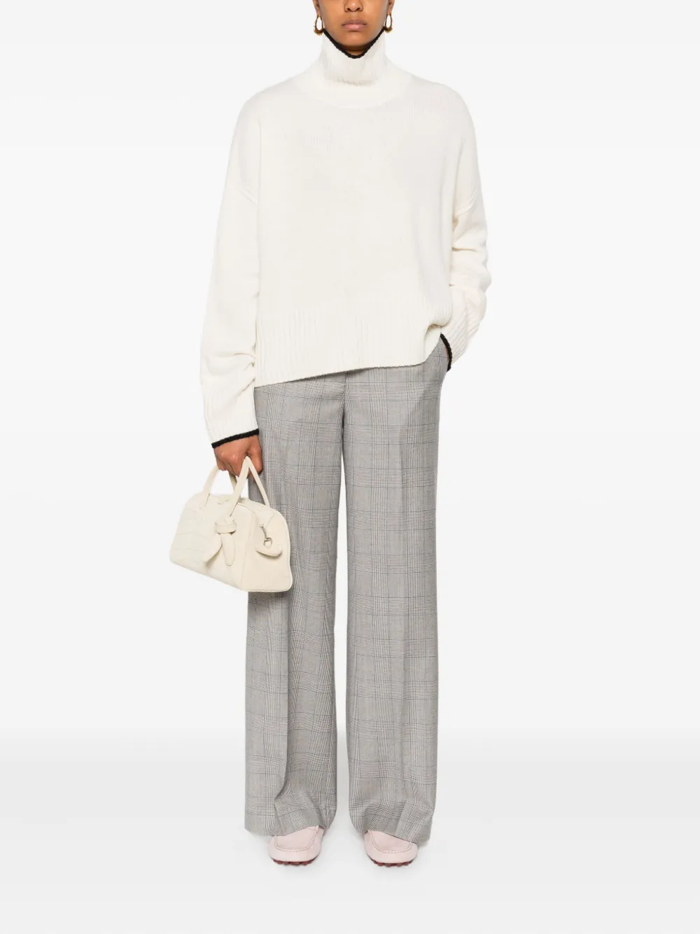 PINKO high-neck sweater Beige