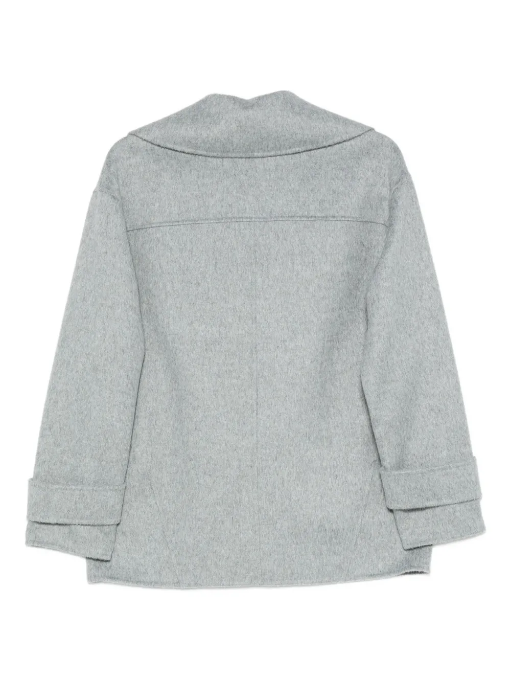 Patrizia Pepe double-breasted long-sleeve jacket Grijs