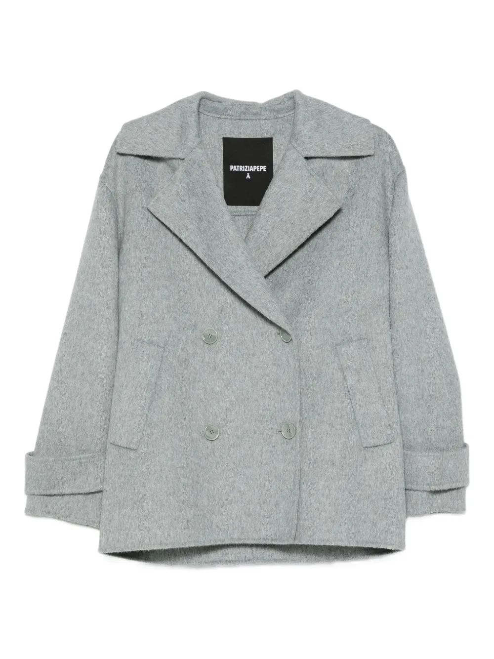 Patrizia Pepe double-breasted long-sleeve jacket | Grey | Image 1