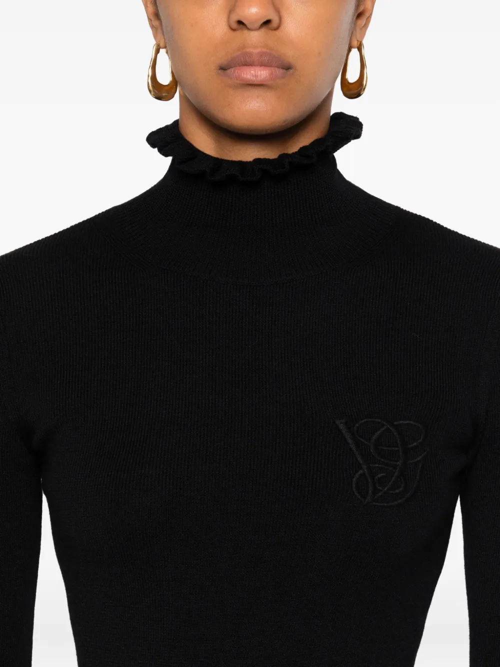 Valentino Garavani logo sweater Zwart