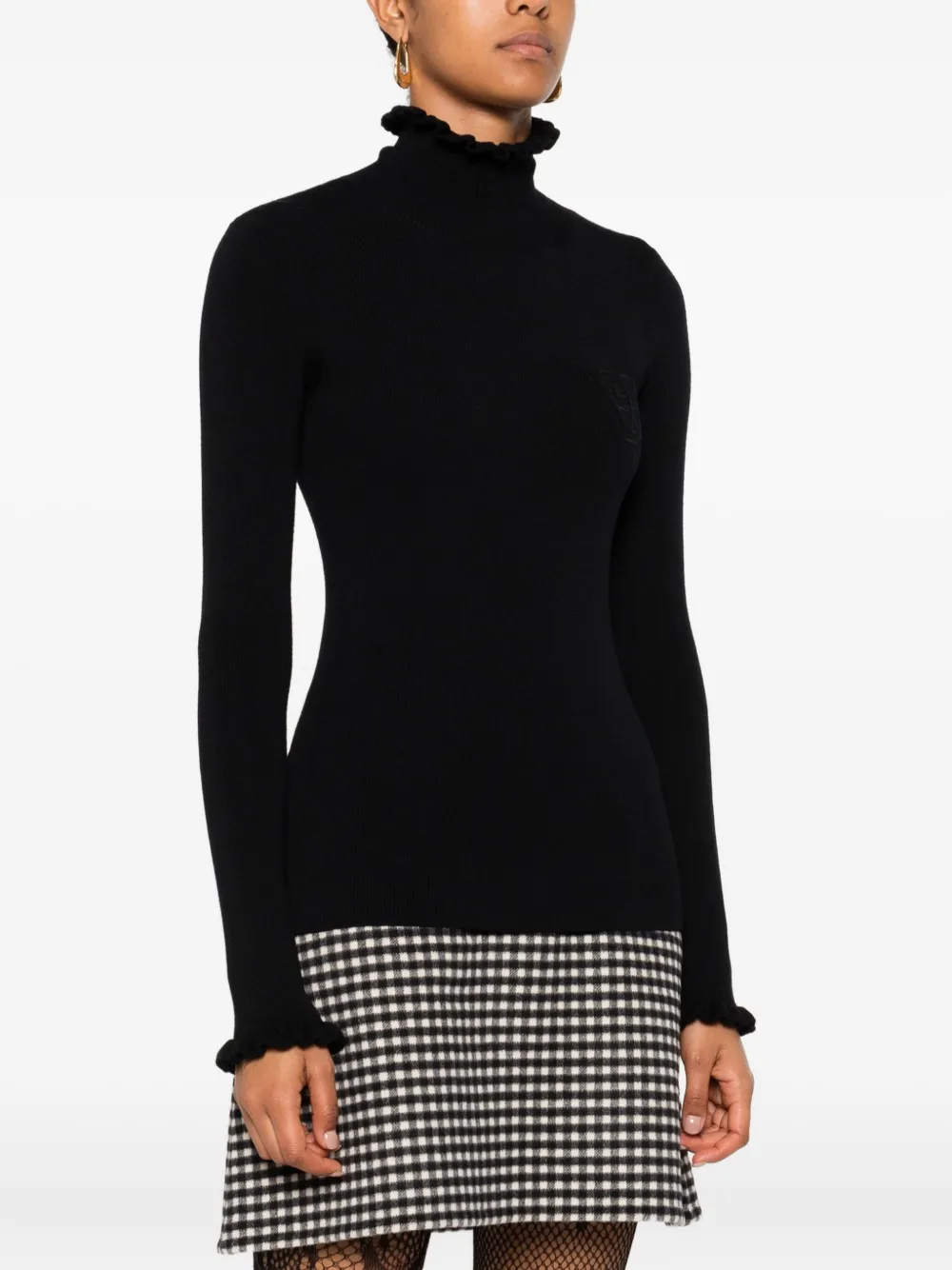 Valentino Garavani logo sweater Zwart