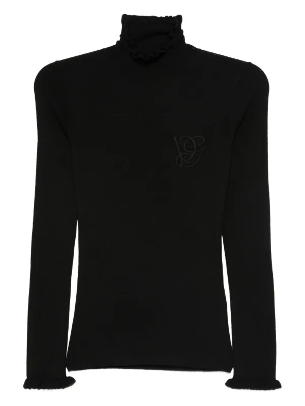 Valentino Garavani Logo Sweater in Black