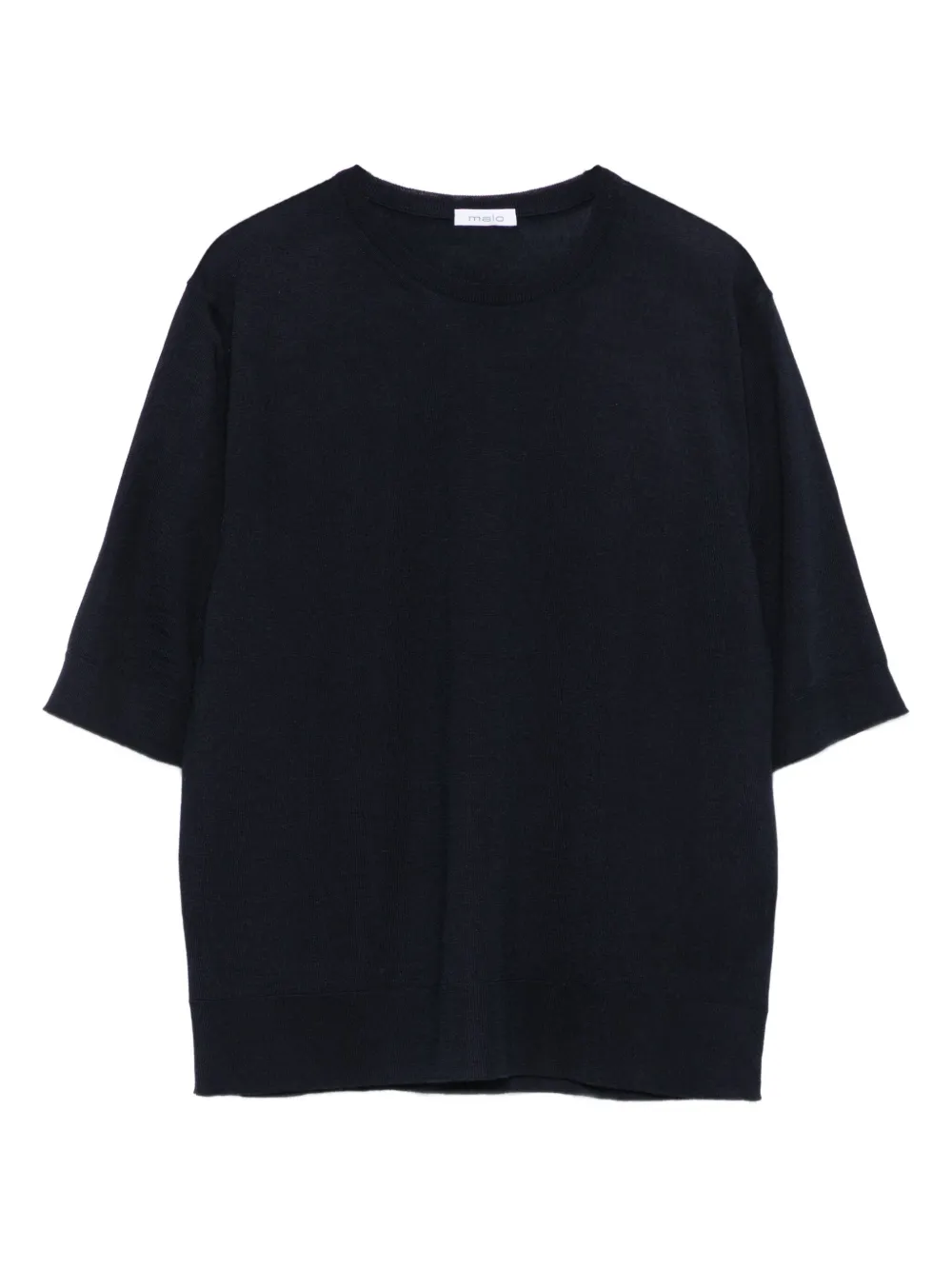 Malo knit t-shirt | Blue | Image 1