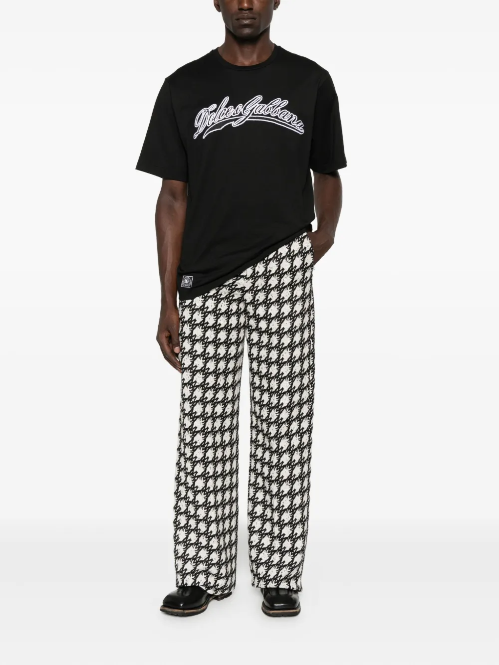Dolce & Gabbana T-shirt met logo Zwart