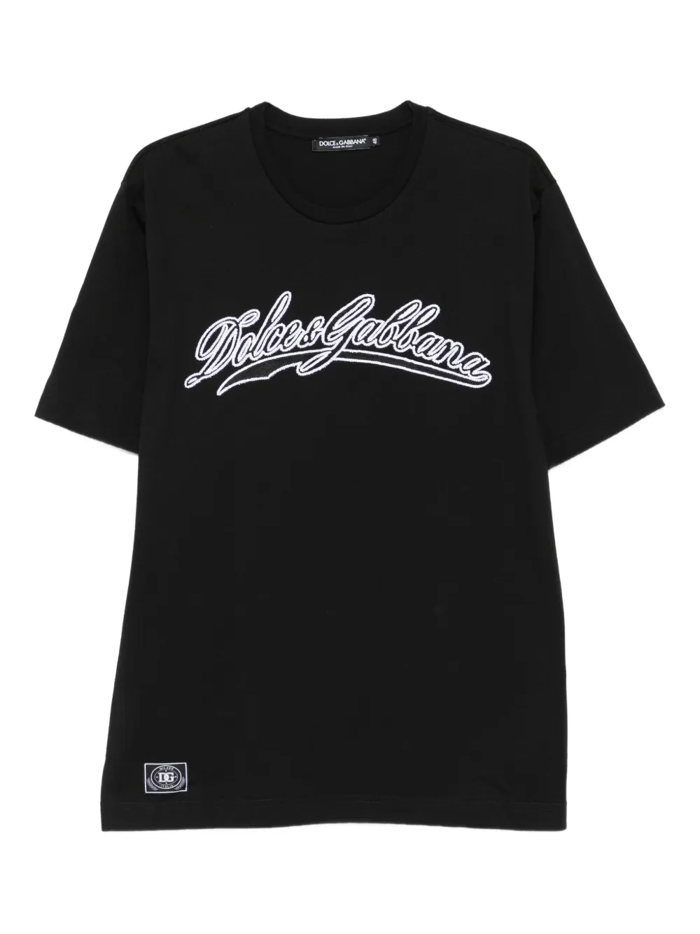 Dolce & Gabbana T-shirt met logo Zwart