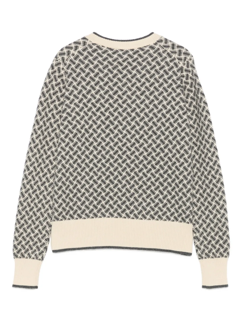 Drumohr V-neck Cashmere Sweater In Neutral