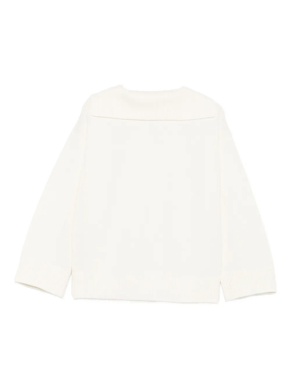 Malo sailor-neck cashmere sweater Beige