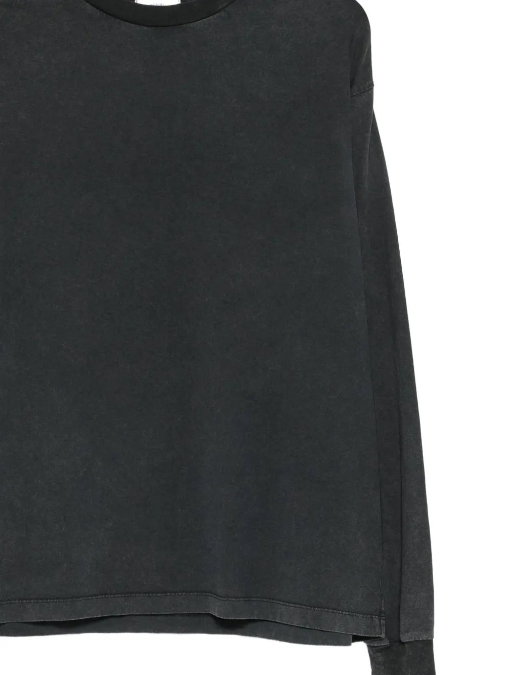 Haikure long-sleeve cotton top Grijs
