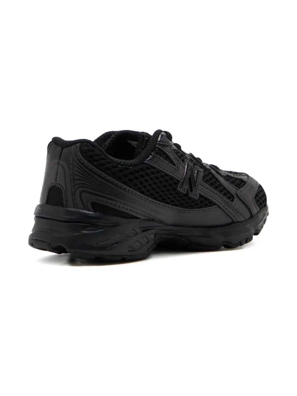 New Balance Kids logo-detail sneakers - Zwart