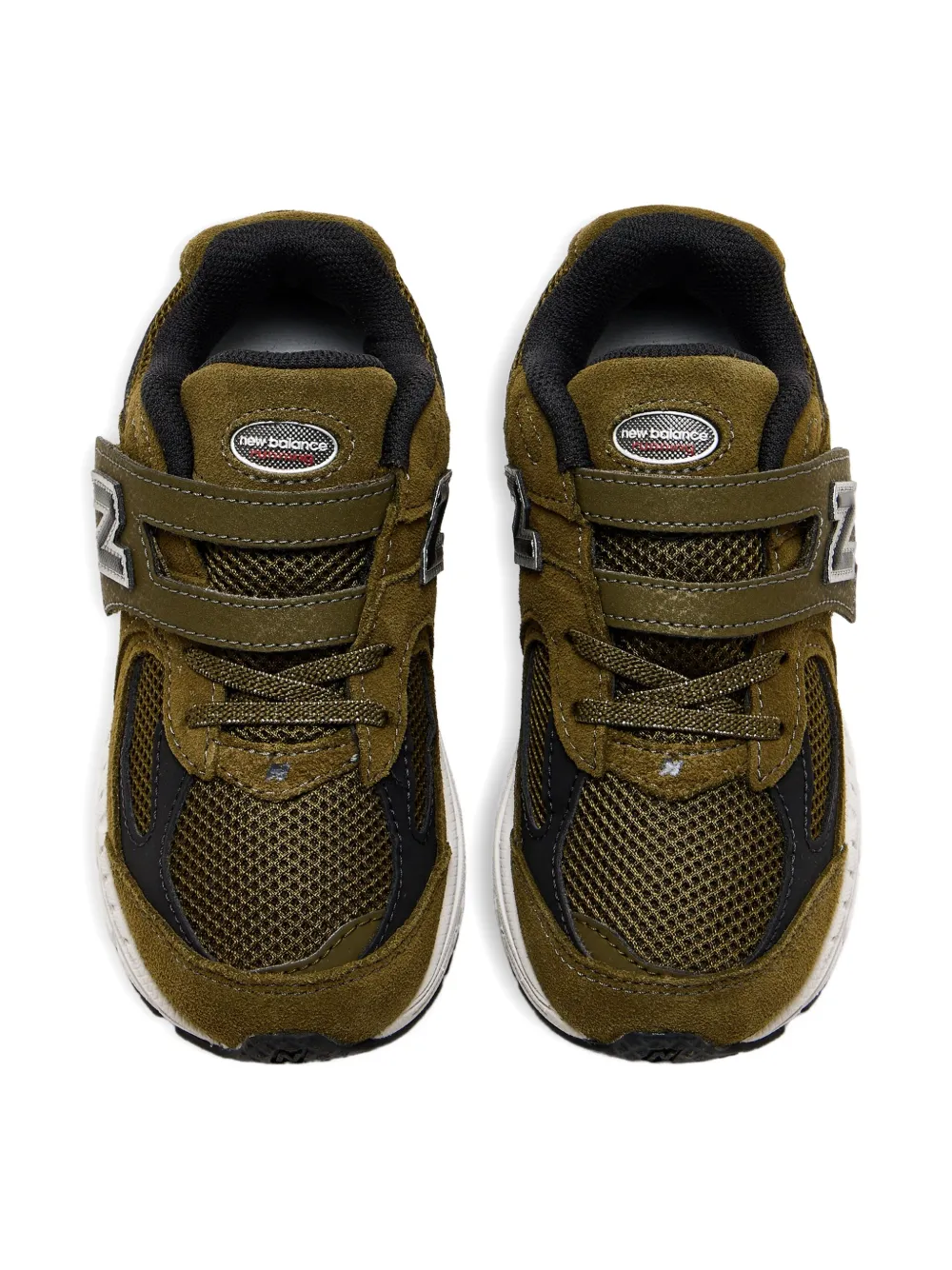 New Balance Kids 2002R touch-strap sneakers Green