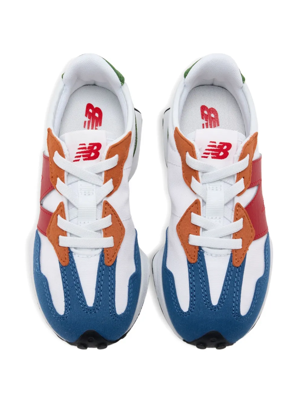 New Balance Kids 327 logo-detail sneakers White
