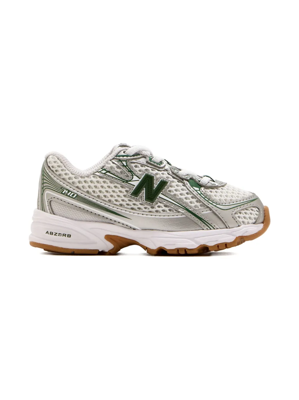 New Balance Kids 740 logo-detail sneakers White