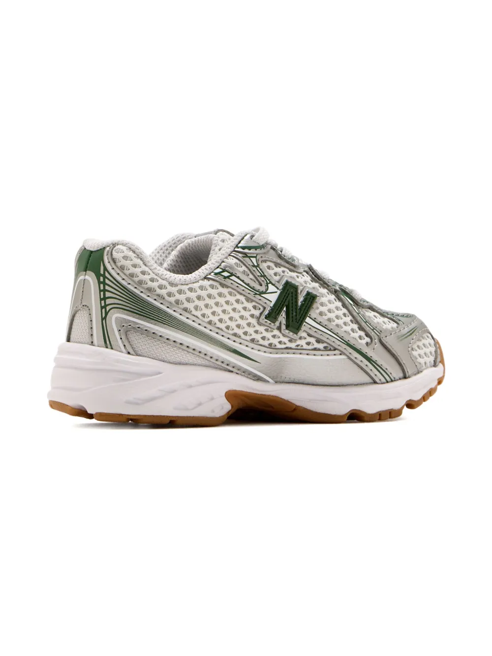 New Balance Kids 740 logo-detail sneakers - Wit
