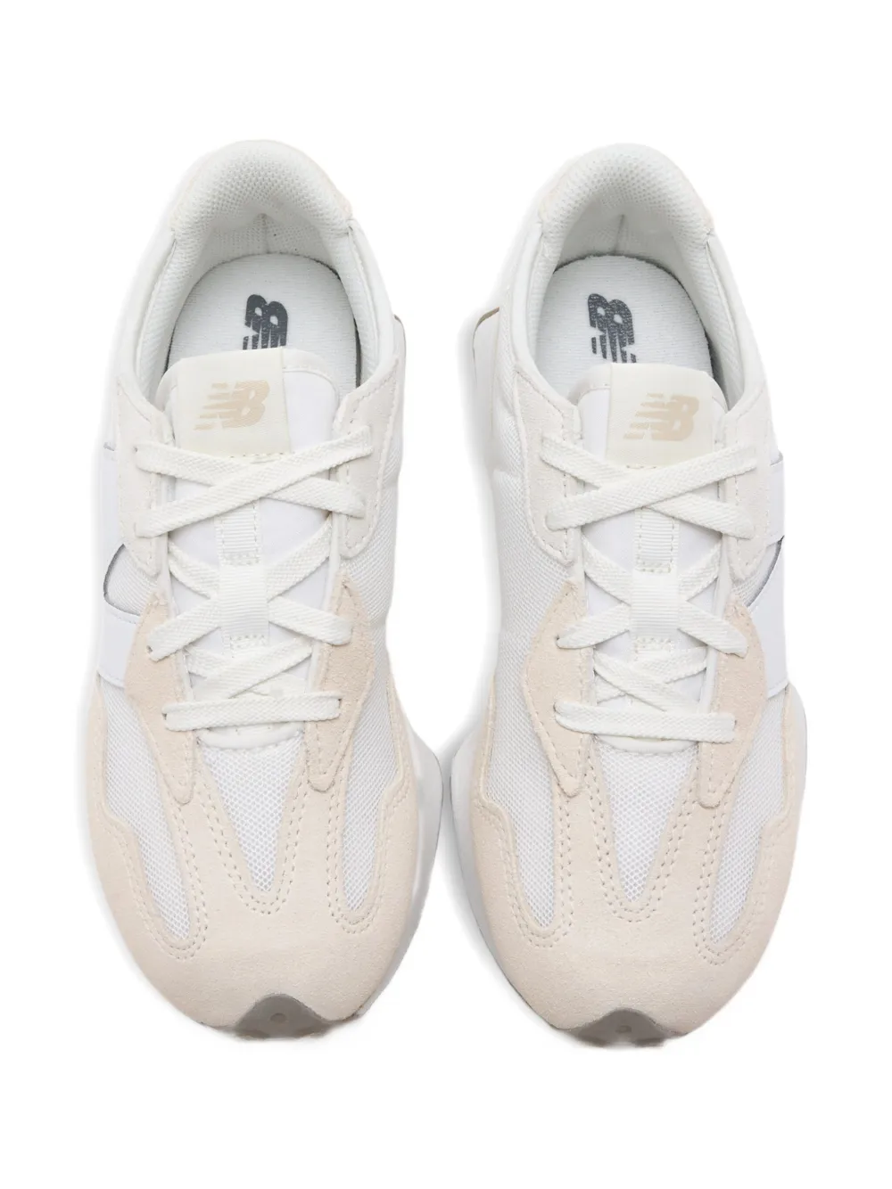 New Balance Kids 327 leren sneakers Wit
