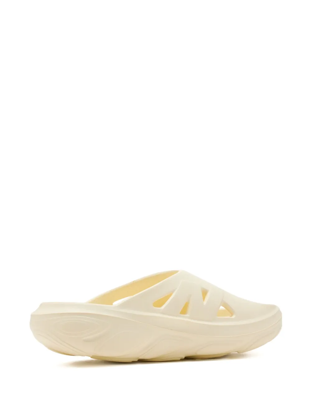 New Balance cut-out platform slides Yellow