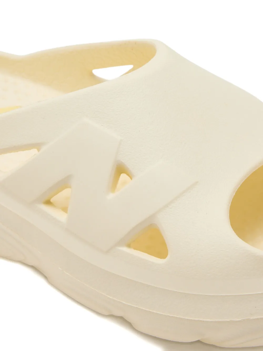 New Balance cut-out platform slides Yellow