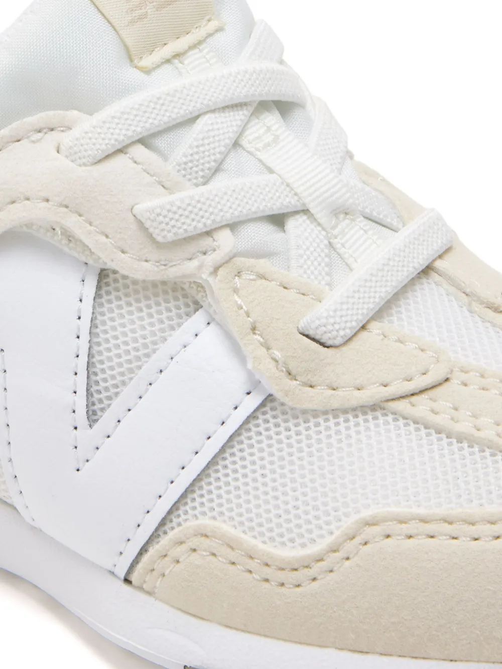 New Balance Kids 327 mesh suede sneakers Wit