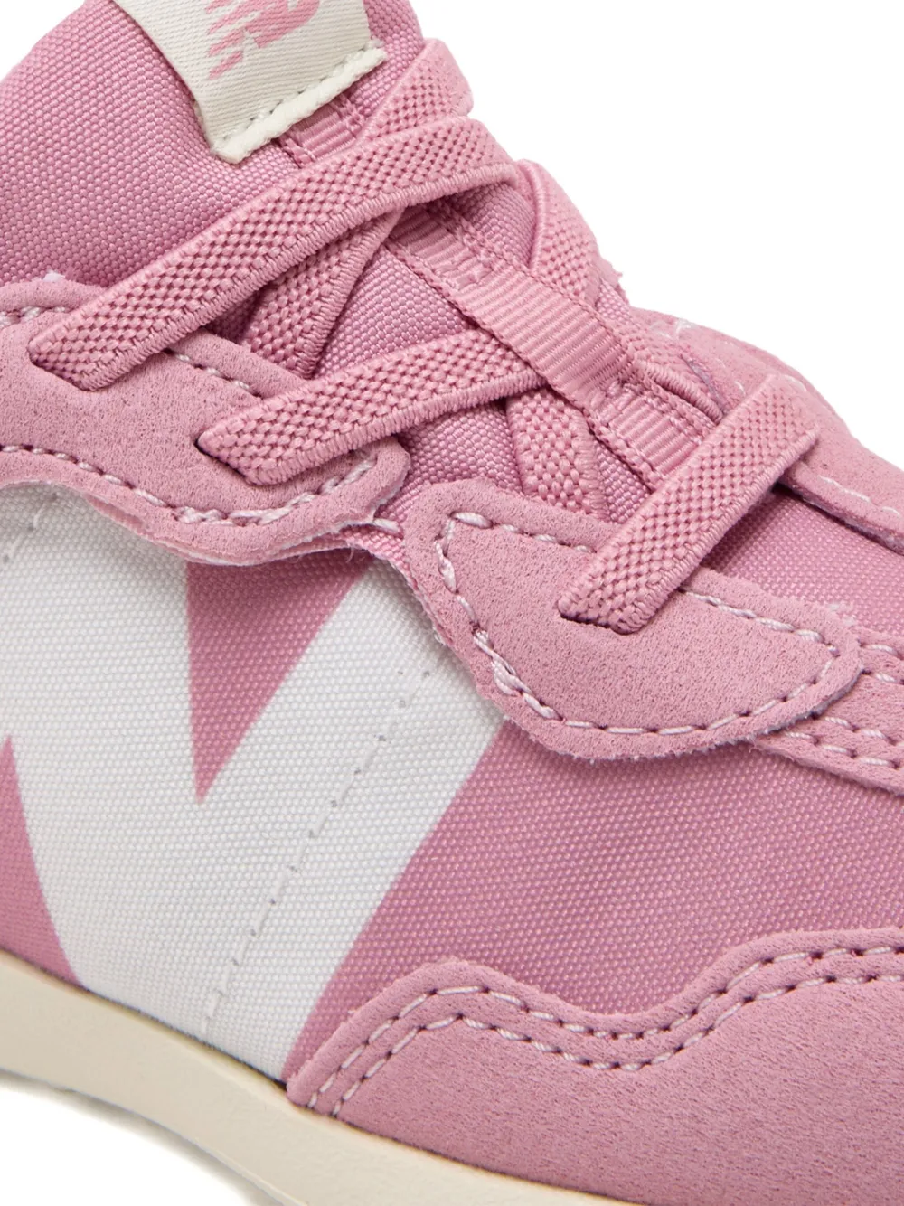 New Balance Kids 327 New-B sneakers met suède vlak Roze