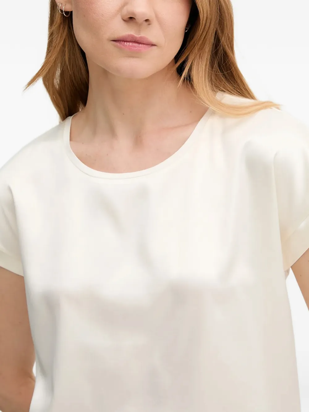 Taila cuffed-sleeve blouse
