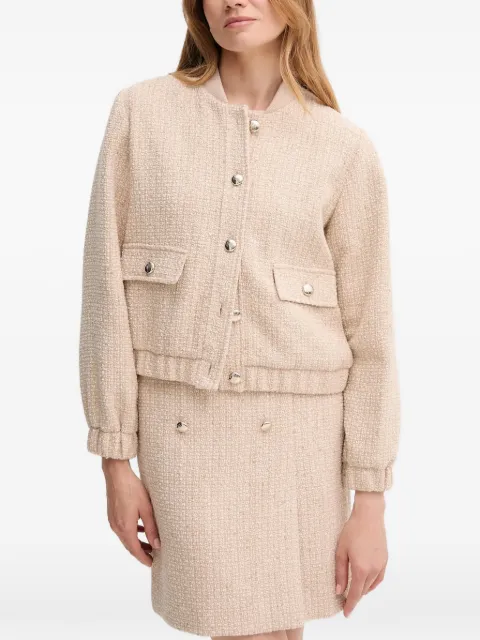 Joop! tweed flap-pocket jacket