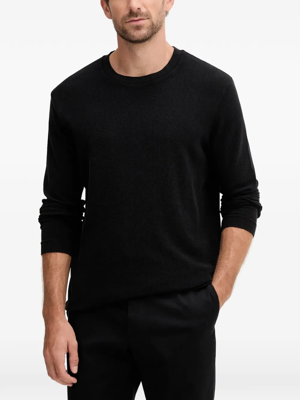 Joop! Darian long-sleeves T-shirt - Nero
