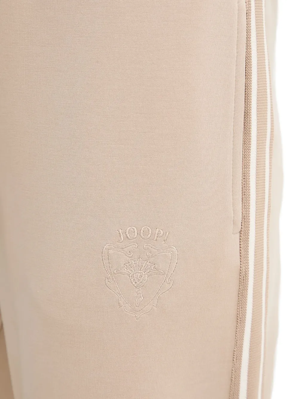 Joop! Tesha trainingsbroek met streepdetail Beige