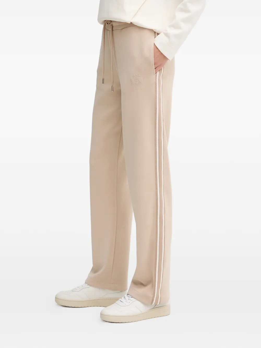 Joop! Tesha trainingsbroek met streepdetail Beige