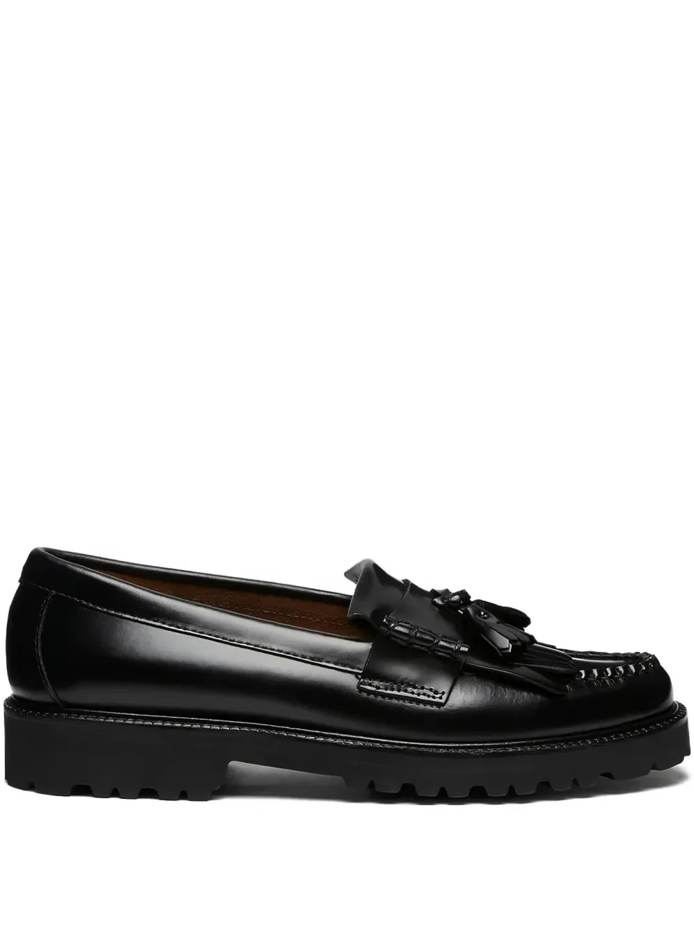 G.H. Bass & Co. Kiltie tassel-embellished platform loafers - ブラック G.H. Bass & Co. Kiltie tassel-embellished platform loafers - ブラック