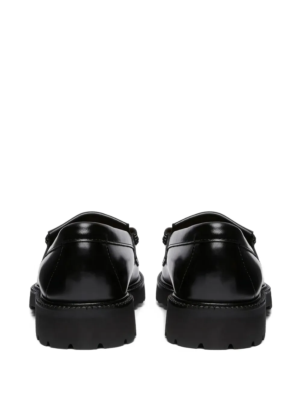 G.H. Bass & Co. Kiltie tassel-embellished platform loafers Black