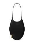 Tory Burch small pierced-detail leather shoulder bag - Black
