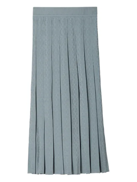Tory Burch T-monogram midi pleated skirt