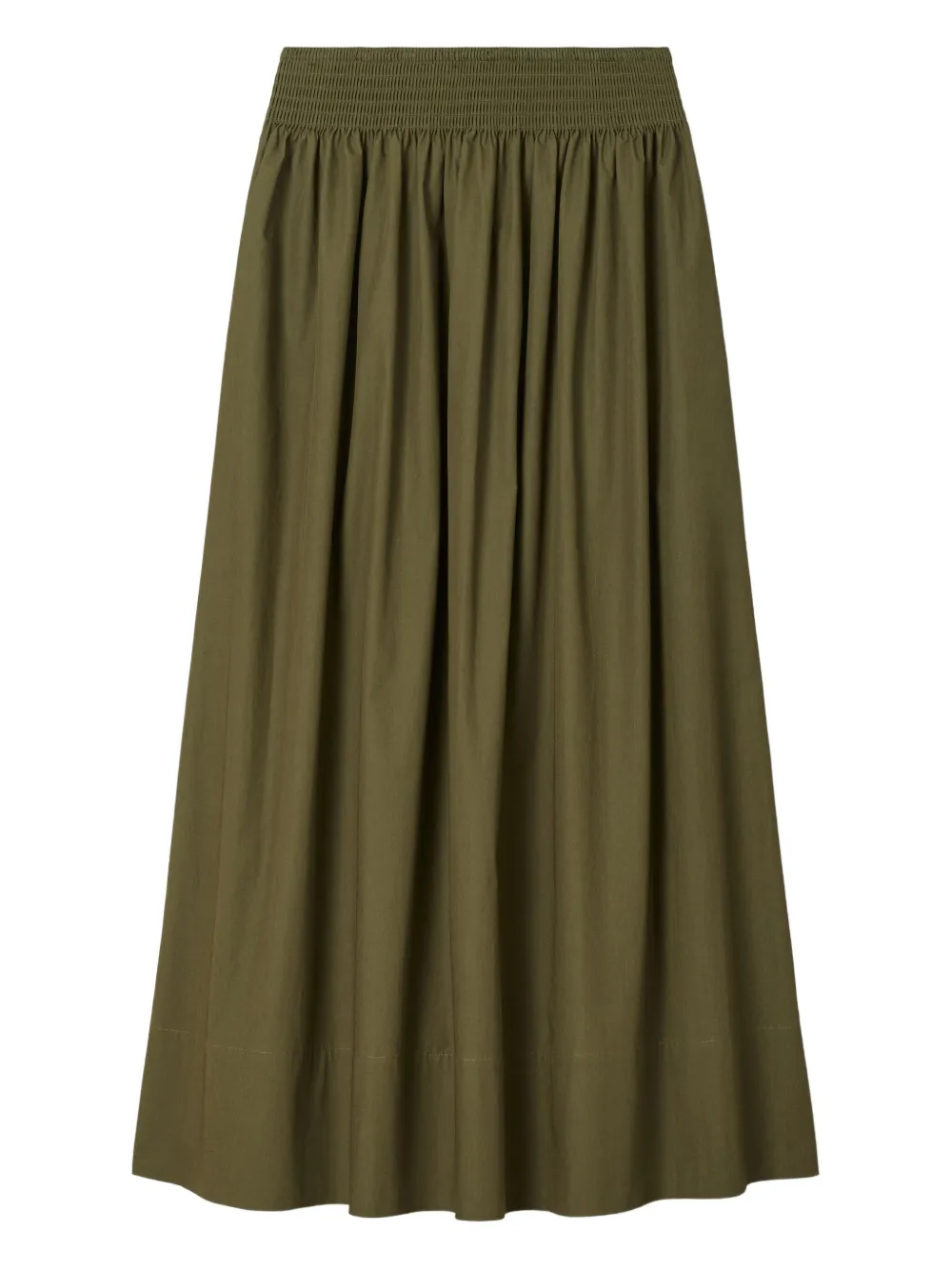 Tory Burch Plooirok met elastische tailleband Groen