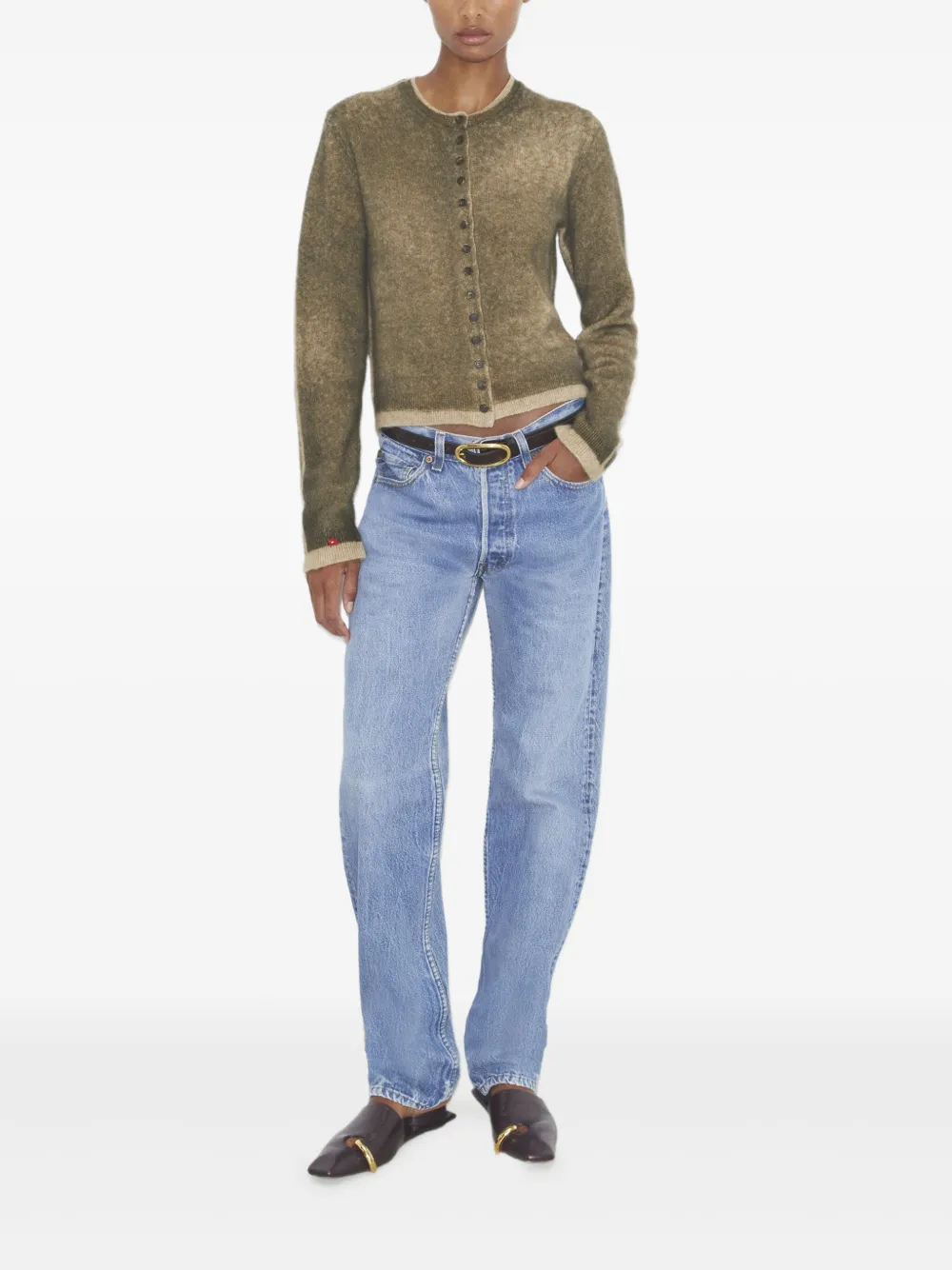 Tory Burch Vest met ronde hals Beige