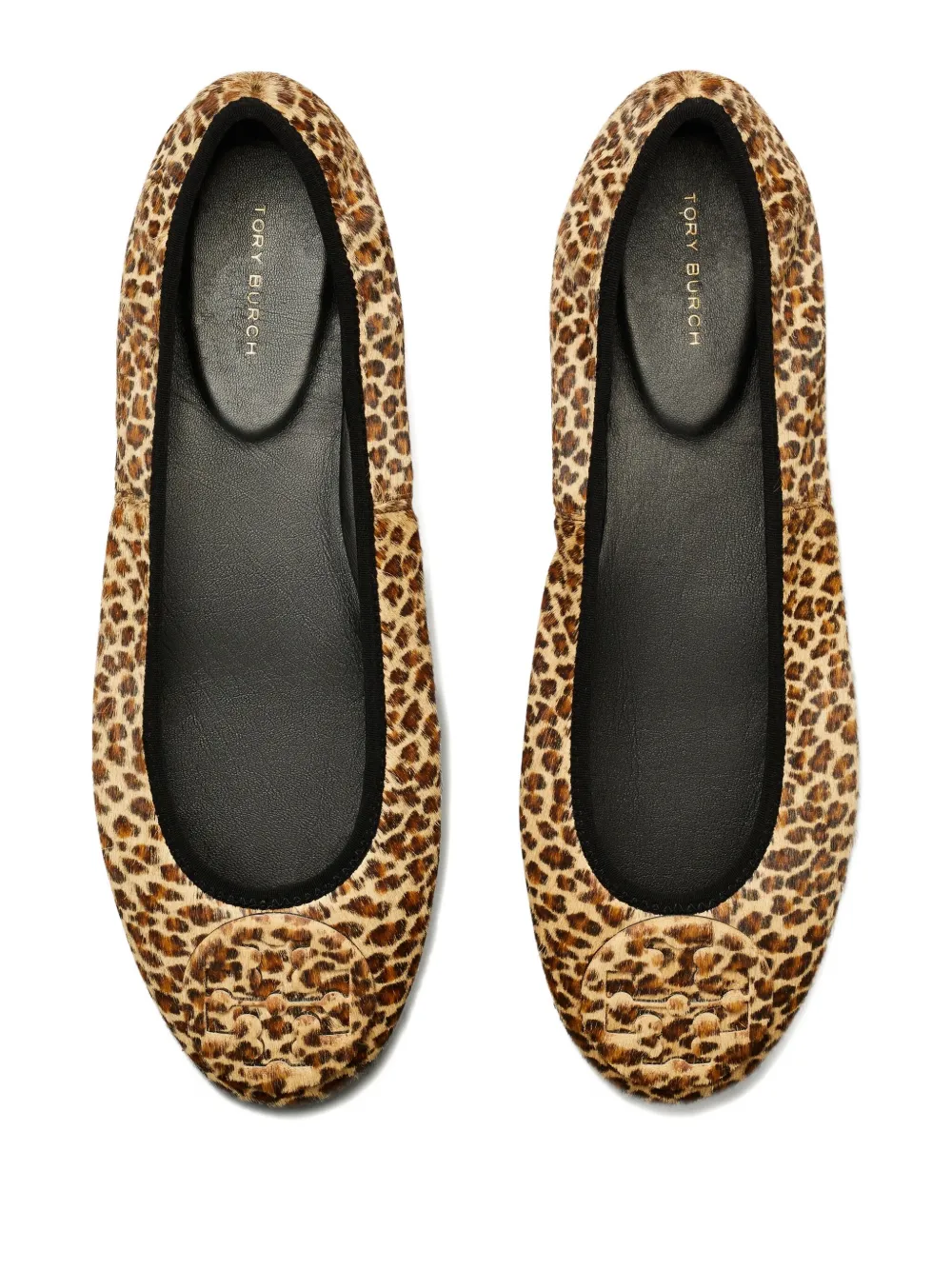 Tory Burch Reva Ballet Flats In Neutral