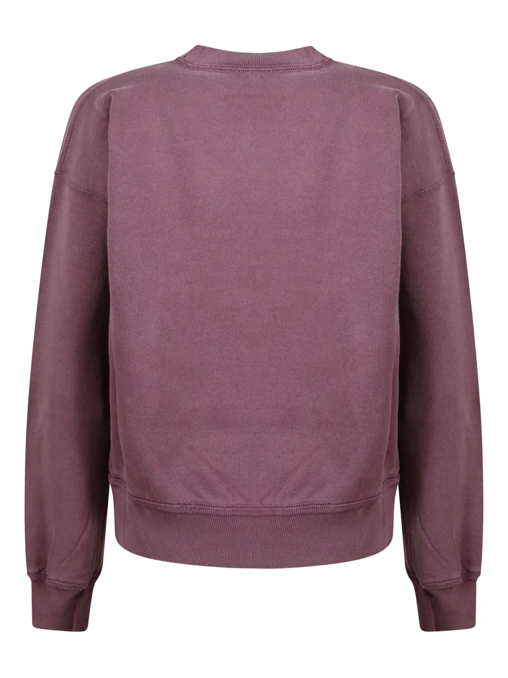 Isabel Marant Étoile Logo-print Long-sleeve Sweatshirt In Purple