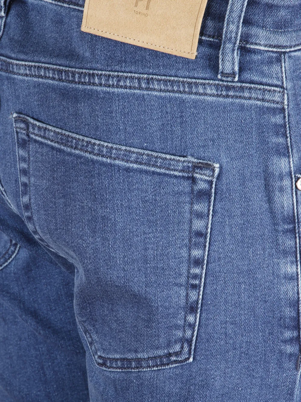 PT Torino Jeans met zak Blauw