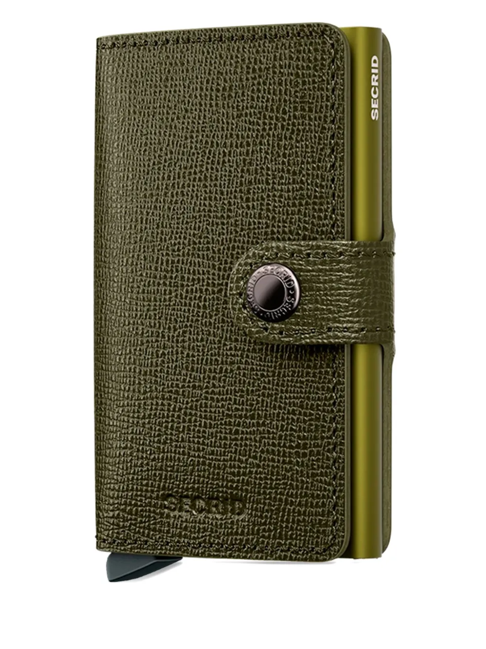 Secrid Leather Cardholder In Green