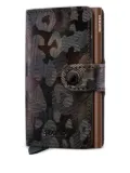 Secrid leather camouflage cardholder - Brown