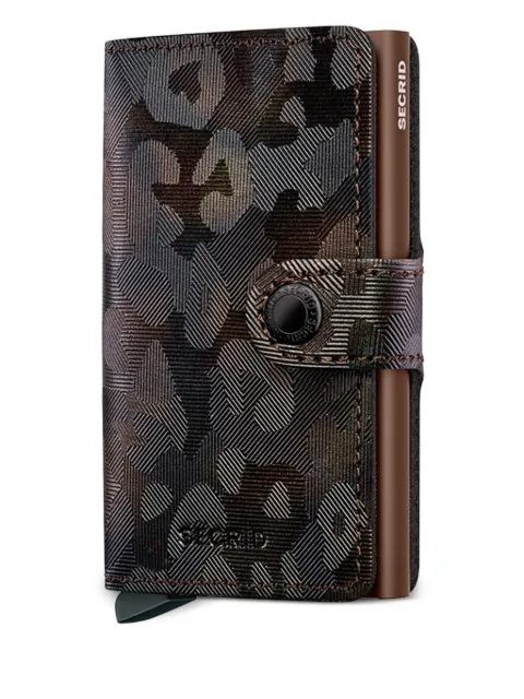 Secrid leather camouflage cardholder