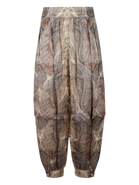 ZIMMERMANN Hypnotic paisley-pattern trousers