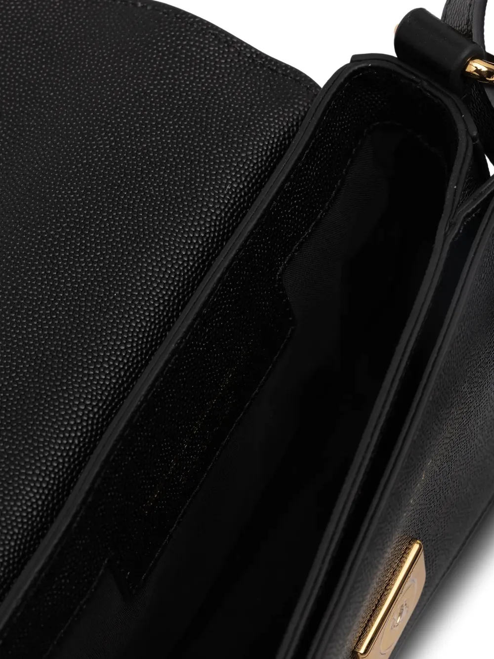 Trussardi Cameo leren mini-crossbodytas Zwart