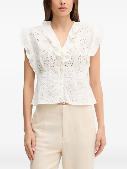 Pedro Del Hierro ruffle-detail top