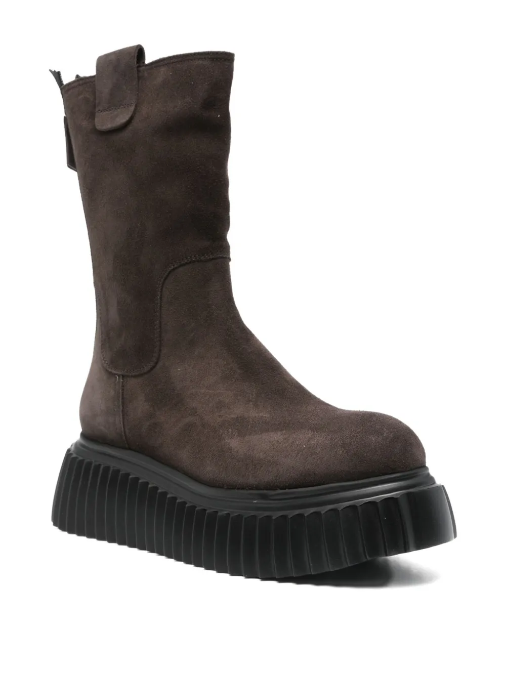 AGL 60mm suede boots Brown