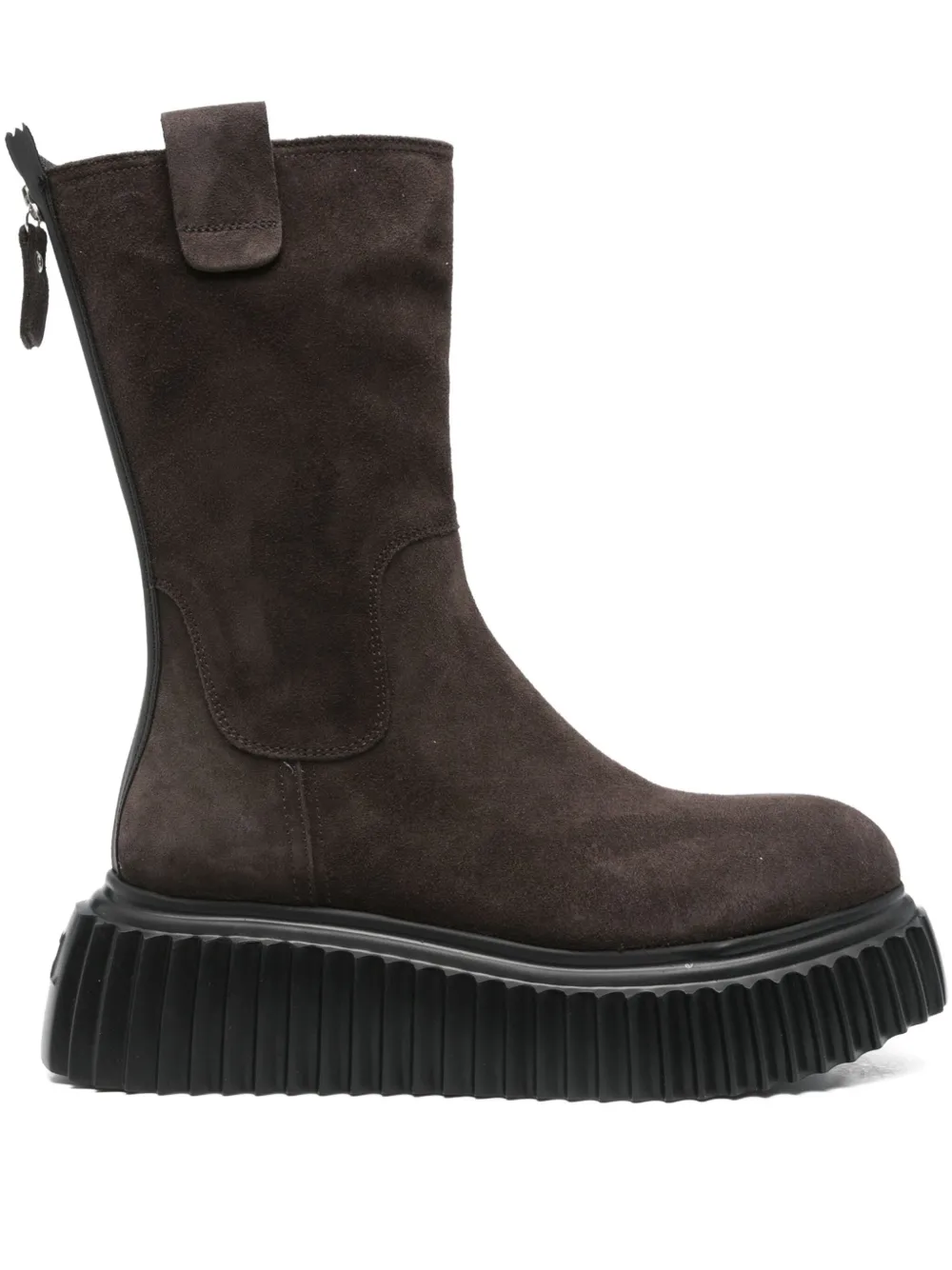 AGL 60mm suede boots Brown