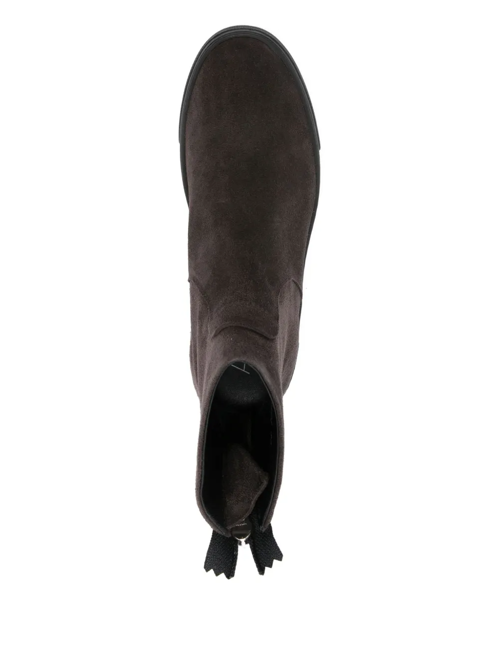 AGL 35mm zip-detail ankle boots Brown