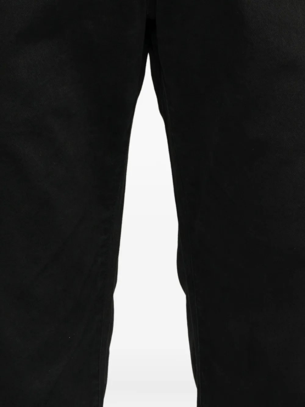 Jacob Cohen Button-fly Cotton Trousers In Black