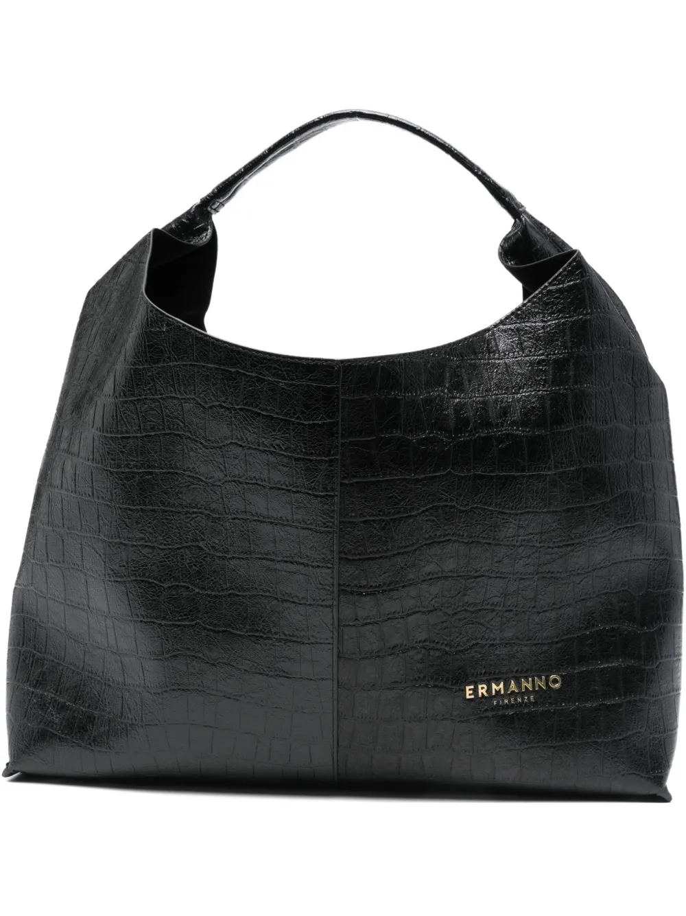 ERMANNO FIRENZE  Coco print hobo tote bag | Black | Image 1